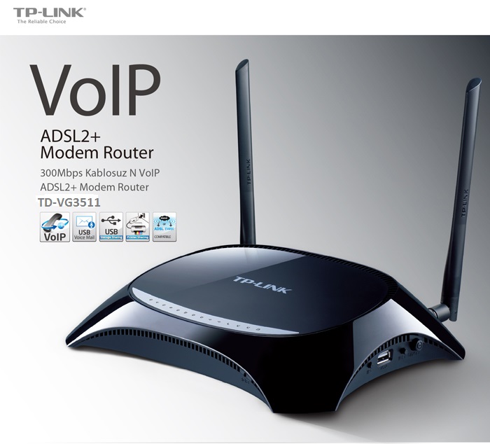 ‘TP-LINK TD VG3511’ Modem Kurulumu ve Kablosuz Ayarlar (Resimli Anlatım)