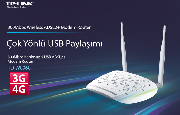 ‘TP-LINK TD-W8968’ Modem Kurulumu ve Kablosuz Ayarlar (Resimli Anlatım)