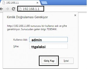 'TP-Link TD854W' Modem Kurulumu ve Kablosuz Ayarlar_1