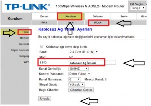 'TP-Link TD854W' Modem Kurulumu ve Kablosuz Ayarlar_4