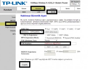 'TP-Link TD854W' Modem Kurulumu ve Kablosuz Ayarlar_6